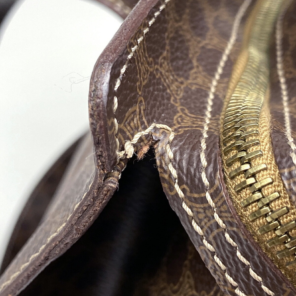 Celine Macadam Pattern Canvas Tote Shoulder Bag B… - image 5